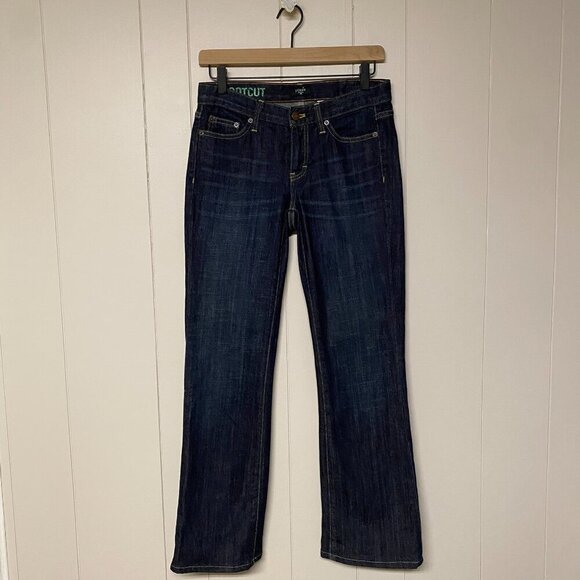 J. Crew Stretch Bootcut Jeans, 27s, Premium Indigo Wash. - Picture 1 of 8